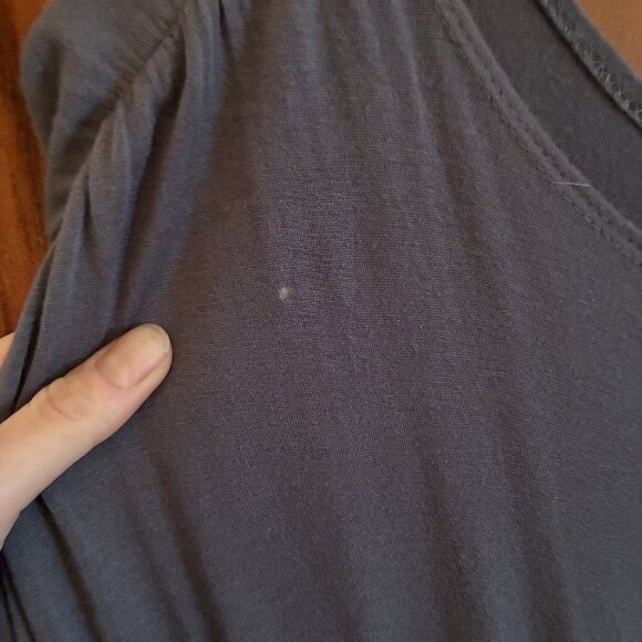 Gray Jersey Knit Dress - Picture 2 of 4